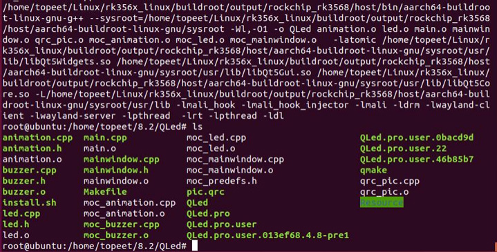 iTOP-RK3588开发板Ubuntu 系统交叉编译 Qt 工程-命令行交叉编译_QT_03