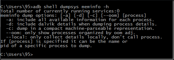 Android dumpsys命令详细使用_安卓调试