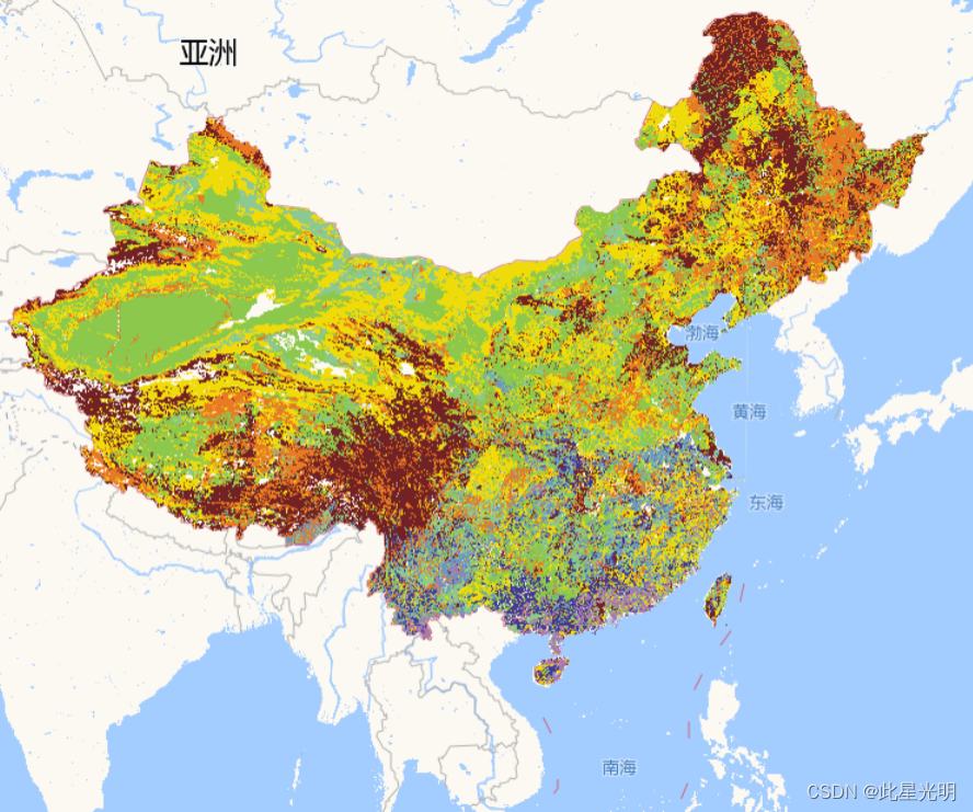 中国土壤有机质数据集30弧秒分辨率_python