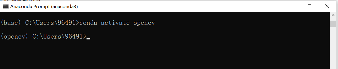 openCV虚拟环境的使用_python_05