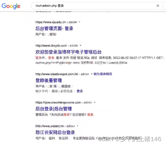 Google Hacking高级实战-搜索特定口子-敏感信息_搜索_07