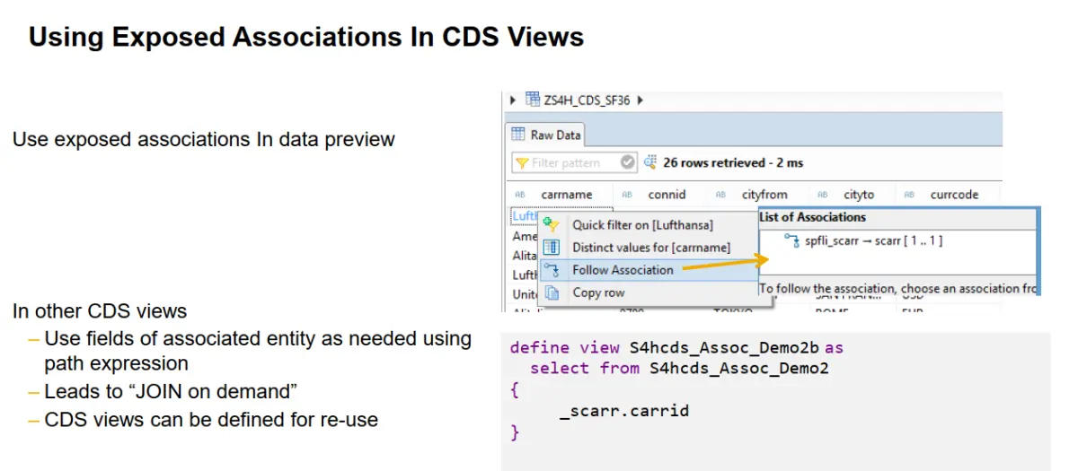 什么是 SAP CDS view 的 join on demand 技术_ci