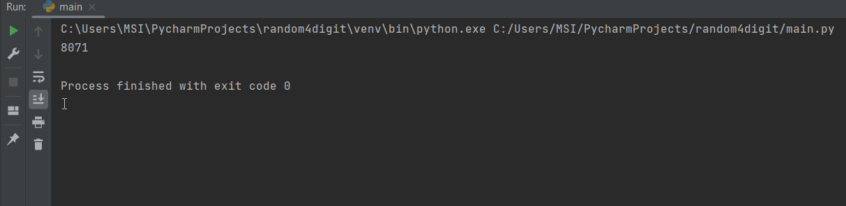 如何用Python生成4位数的随机数字_Python