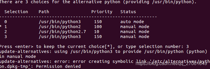 ubuntu  自带的 python2  python3  相互切换_python