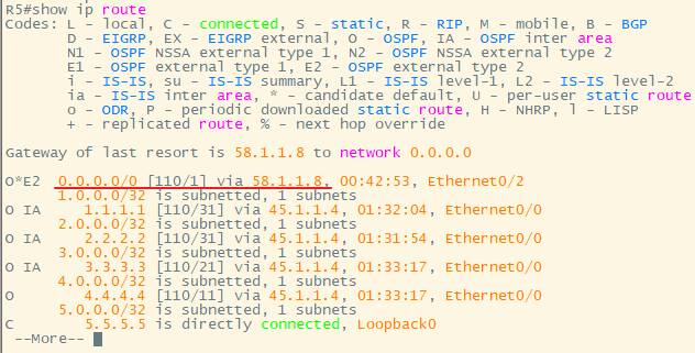 思科——OSPF综合实验_路由表_28