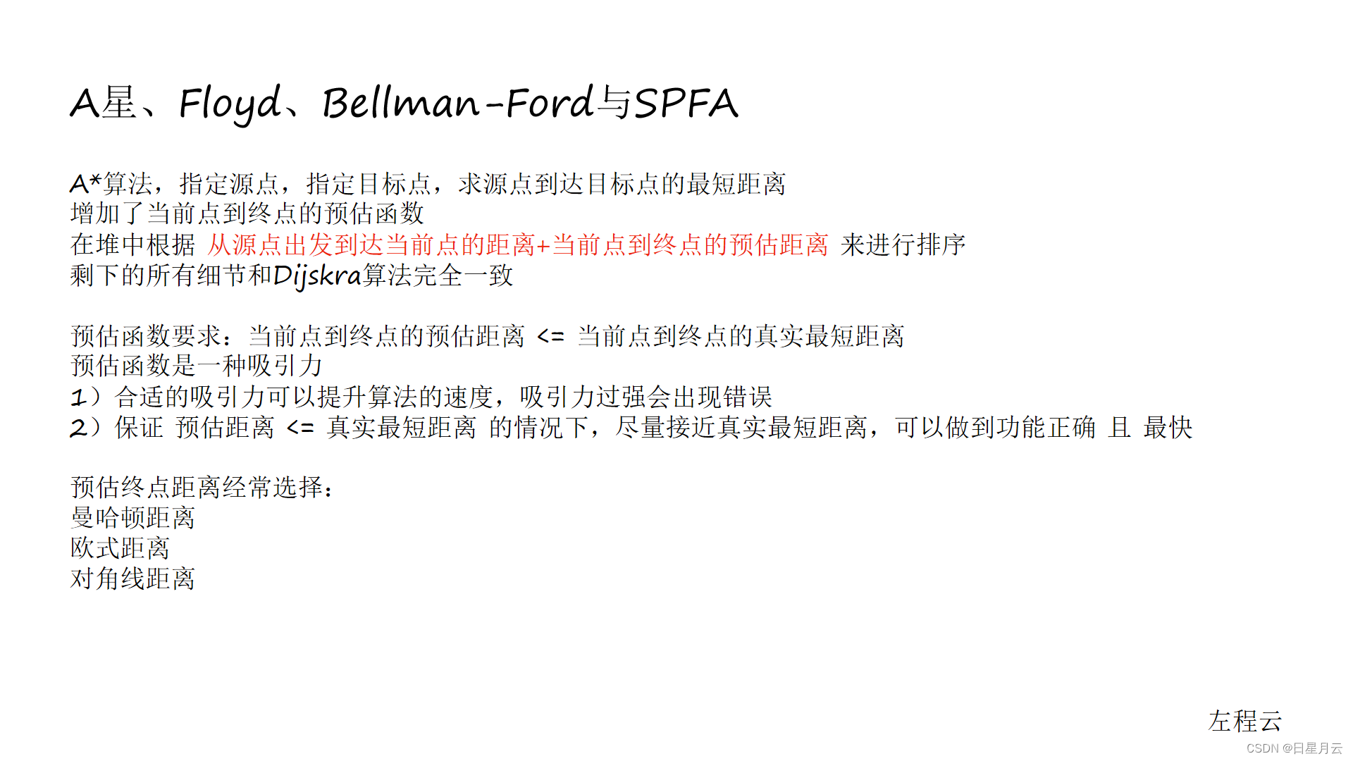 class065 A星、Floyd、Bellman-Ford与SPFA【算法】_Math_02