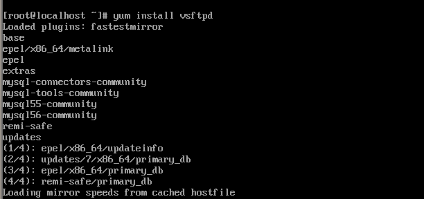 linux 下安装ftp 并远程连接_ide_02