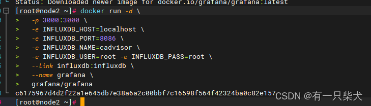 16. Docker容器监控CAdvisor+InfluxDB+Granfana_docker_06