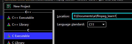 Clion 使用ffmpeg 学习1 开发环境配置_#include_03