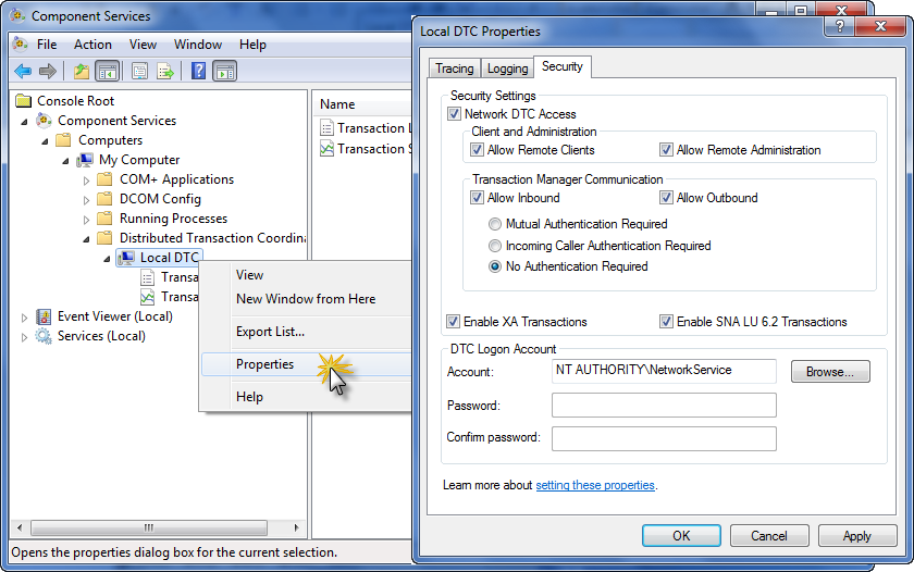 SQL Server分布式事务_windows_02