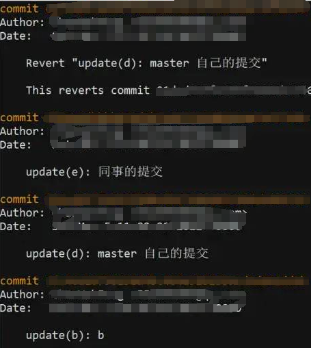 git revert将现有的提交还原，恢复提交的内容，并生成一条还原记录。_git_02