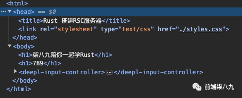 用Rust搭建React Server Components 的Web服务器_Web_12