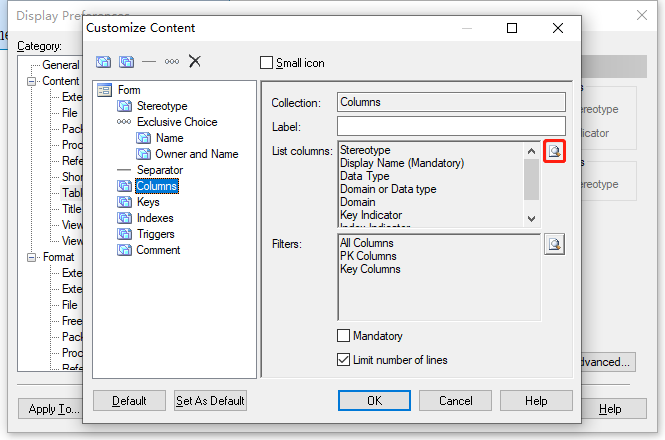 PowerDesigner的表设计显示Comment的配置操作场景_数据库_11