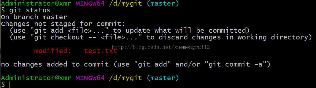 Git教程2——Git基本操作_git_23