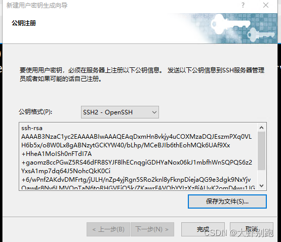 Linux服务器配置ssh证书登录_保存文件_05
