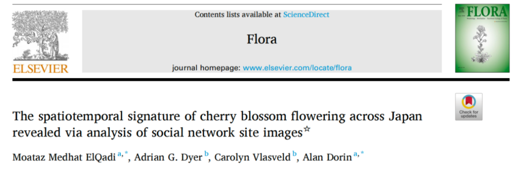 爬取 2 万多张 Flickr 图片，莫纳什大学复现 10 年间日本樱花开放的时空特征_生态学
