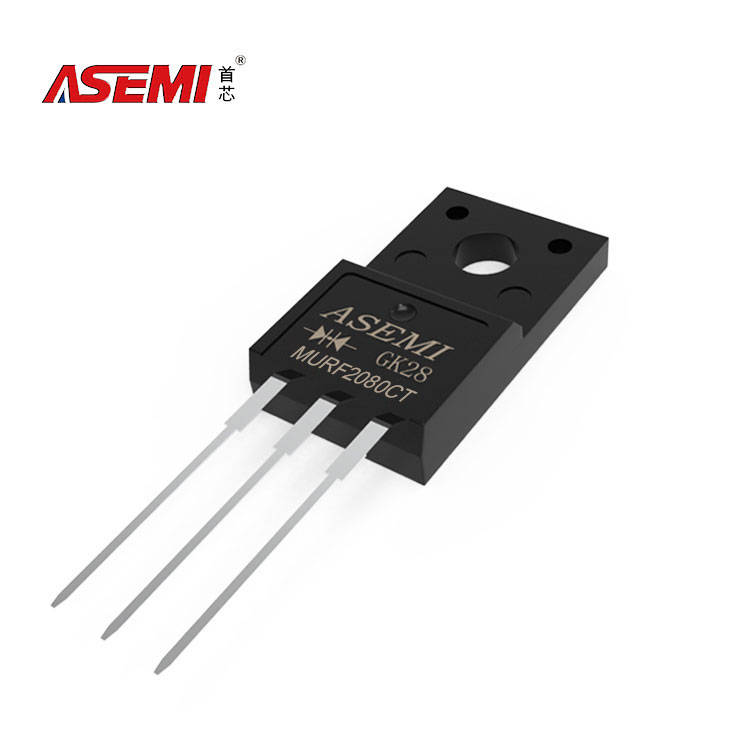 ASEMI快恢复二极管MURF2080CT怎么看芯片的第一脚_步进电机