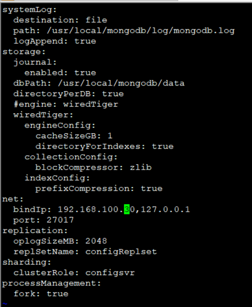 配置MongoDB主从复制分片群集_配置文件_31