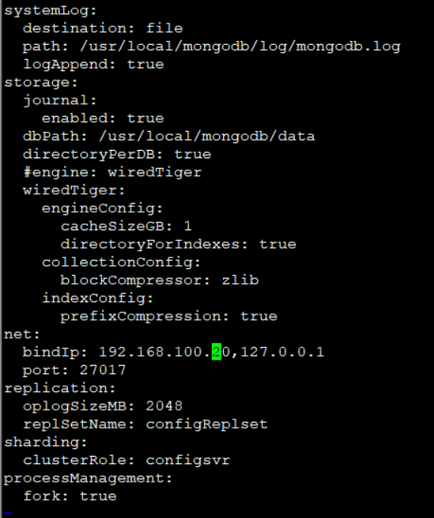 配置MongoDB主从复制分片群集_配置文件_28