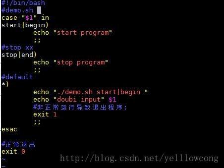Linux Shell编程case语句-yellowcong_其他_04