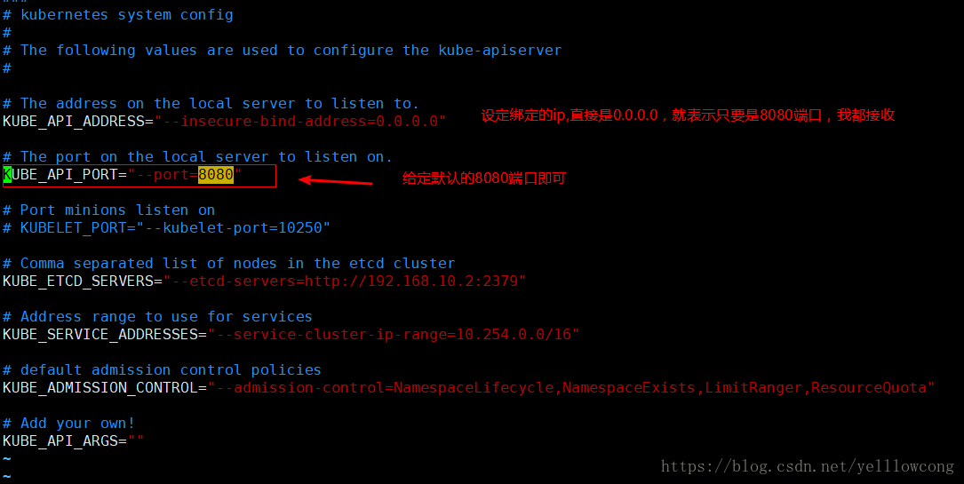 Kubernates之需要加上-s ip:port指定主机的问题-yellowcong_API