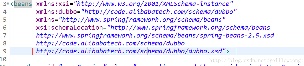 Dubbo之Eclipse不自动提示xml配置-yellowcong_其他_05