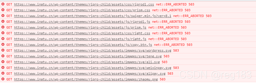nginx访问报错出现503解决文件的加载的问题_重启