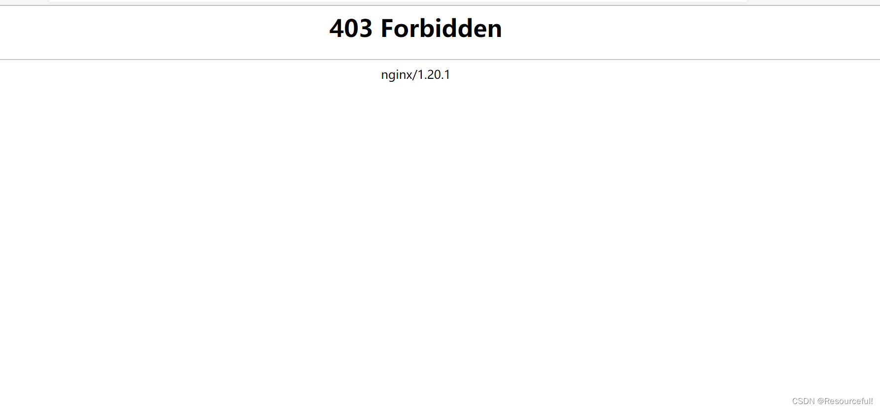 403 Forbidden nginx/1.20.1_linux