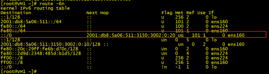 Linux配置IPv6地址跨网段互通_静态路由_08