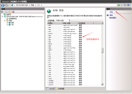 IIS 之 添加MIME扩展类型及HTTP错误403_网站_02