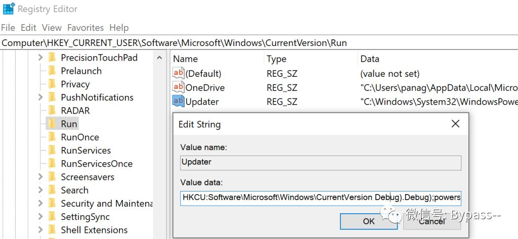 Window权限维持（一）：注册表运行键_Software_19
