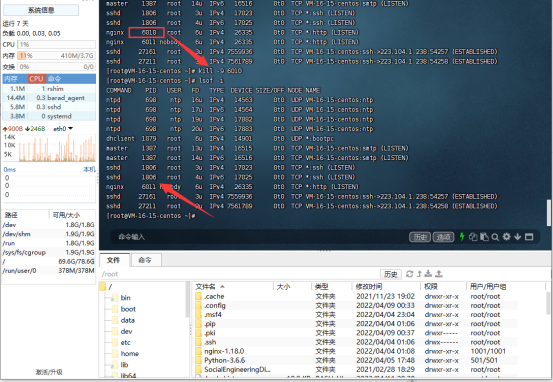 Linux系统查看端口占用命令​_服务器_03