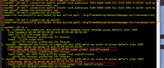 Linux配置IPv6地址跨网段互通_静态路由_09