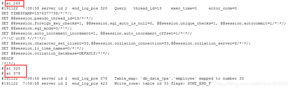 mysq报错ERROR: Could not read entry at offset *: Error in log format or read error._mysql