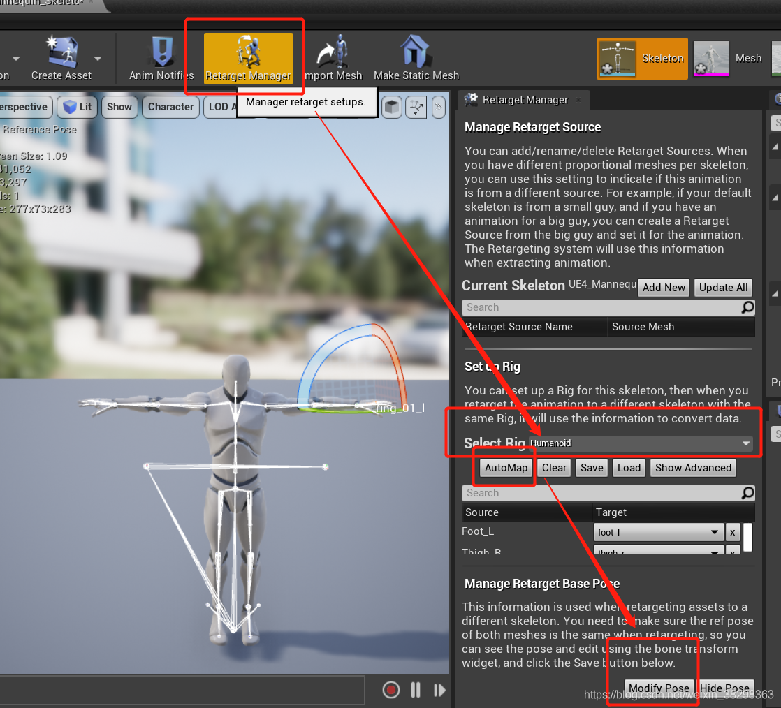 UE4 射击游戏项目实战开发 004 ~初学笔记_骨骼动画_16