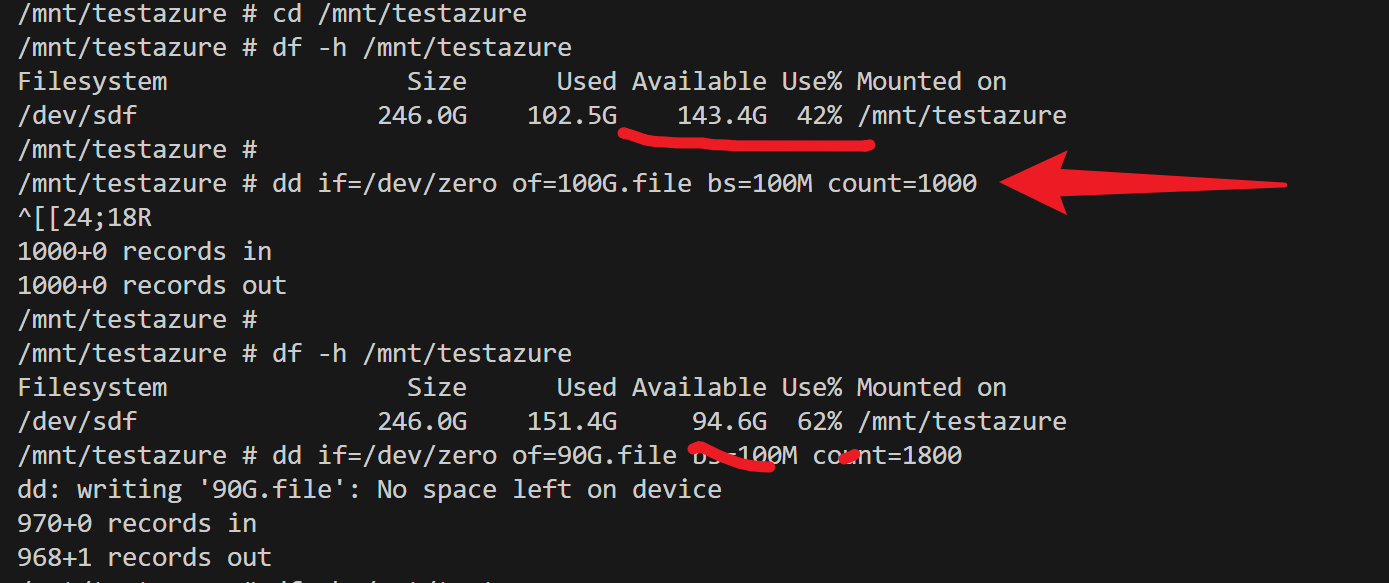 【Azure K8S | AKS】在不丢失文件/不影响POD运行的情况下增加PVC的大小_txt文件_06