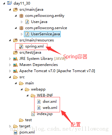 Ajax框架之DWR学习（DWR 和Spring整合）-yellowcong_其他