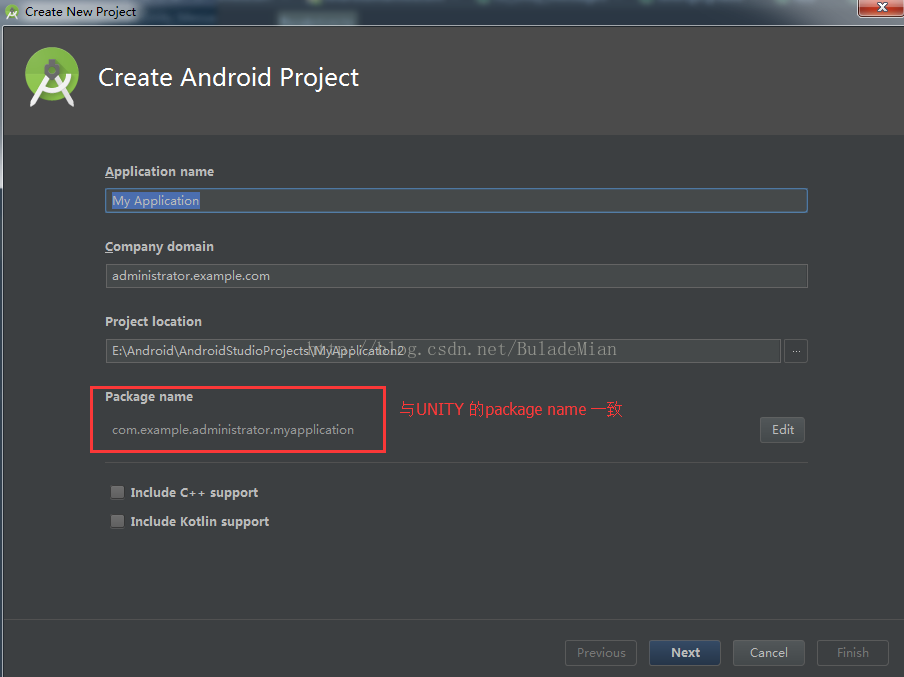 【Unity3D】Unity3D与Android的交互通信（Android Studio3.0版本）_Android Studio_02