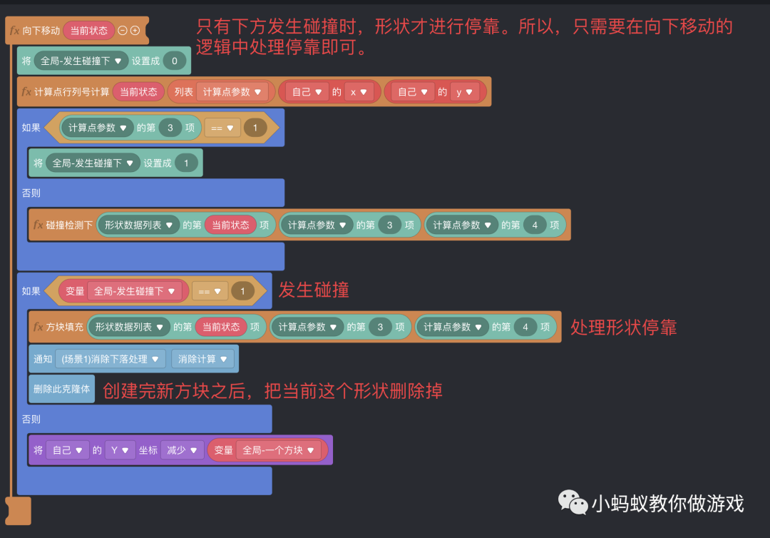 俄罗斯方块游戏开发系列教程6:形状停靠_游戏开发_06