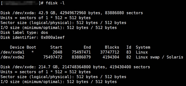 CentOS7挂载新数据盘的完整步骤_服务器_02