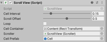 【Unity3D插件】FancyScrollView通用UI滑动列表插件分享_FancyScrollView_06