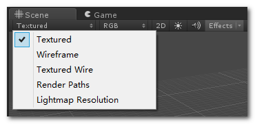【Unity 3D 游戏开发】Unity3D 入门 - 工作区域介绍 与 入门示例_菜单栏_08