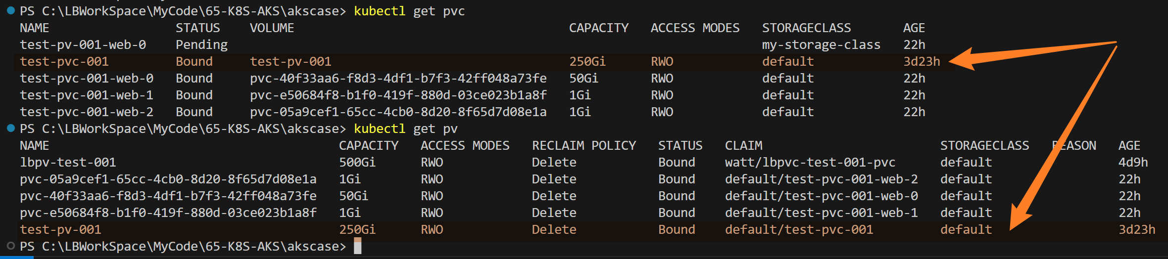 【Azure K8S | AKS】在不丢失文件/不影响POD运行的情况下增加PVC的大小_txt文件_02