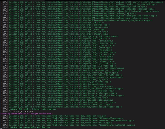 魔兽世界服务端AzerothCore核心Centos系统编译教程_魔兽开服技术一条龙_07