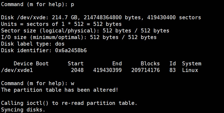 CentOS7挂载新数据盘的完整步骤_数据盘_04