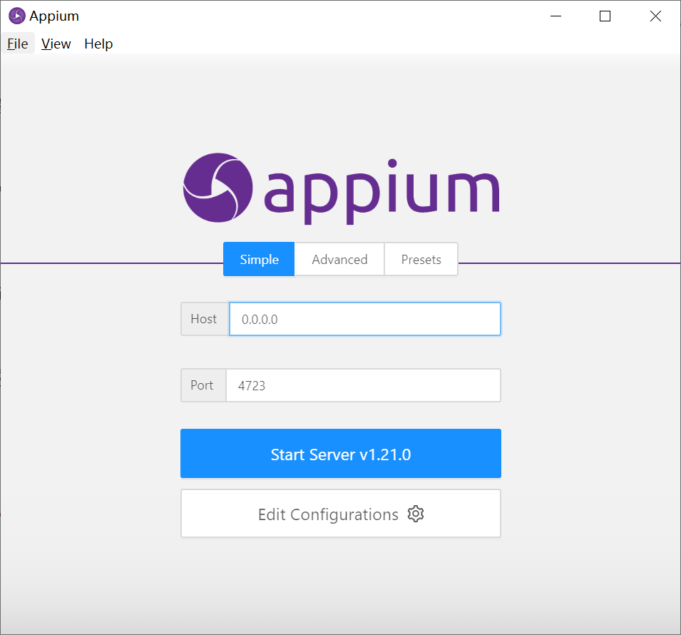 Appium自动化(3)：Appium-Desktop界面介绍_端口号