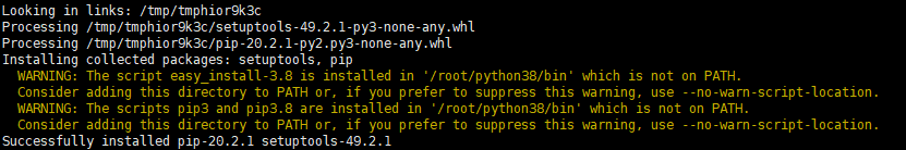 centos7上安装python3.8环境和 pip3_python_04