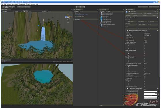 Unity3D开发：为地形添加水源和效果_开发_18