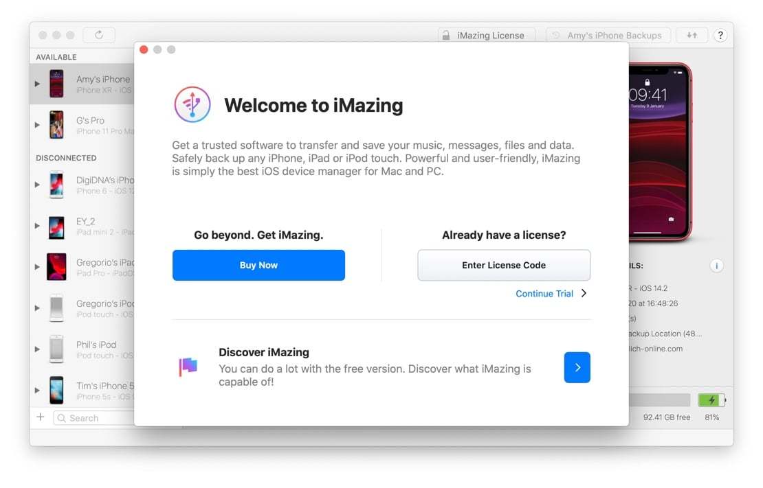 如何使用 iMazing 2许可证激活软件及2023最新常见问题详细解答 _iMazing_03