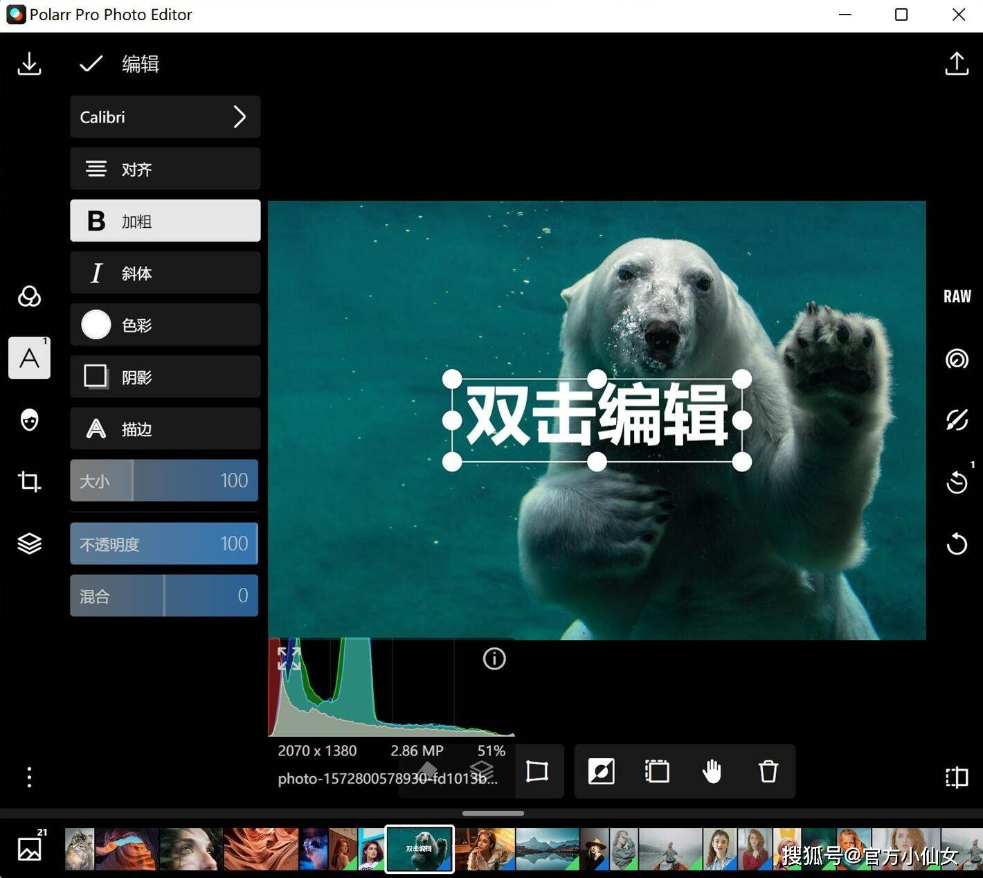 Polarr5.11.4最新版本中文安装包下载_混合模式